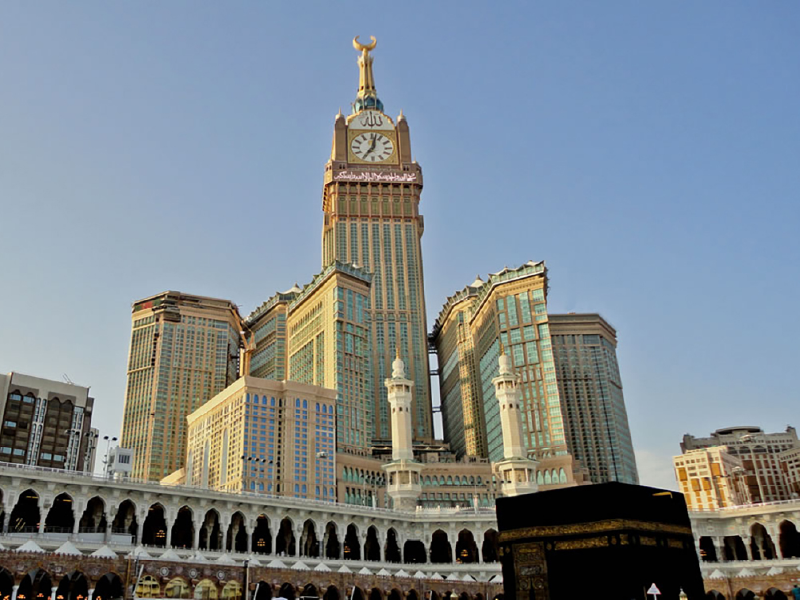 Umrah packages from Dubai with hotels near the Haram and guided support
